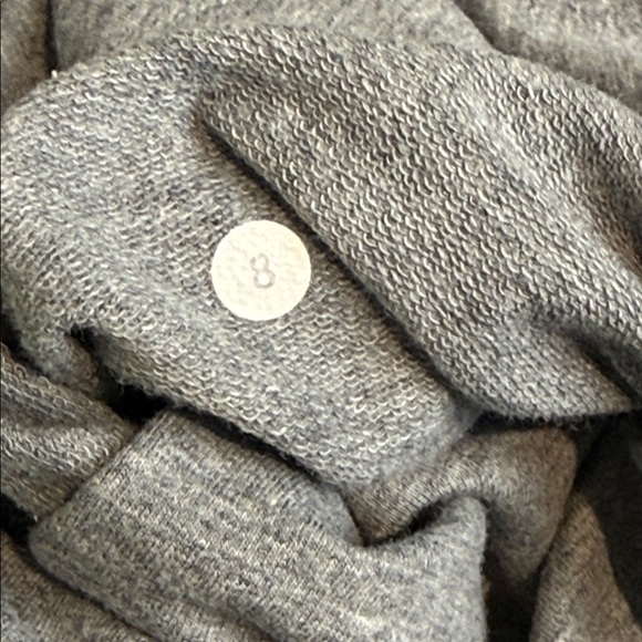Lululemon Mudra Sweatshirt Heathered Medium Grey Size 8 - Picture 9 of 9